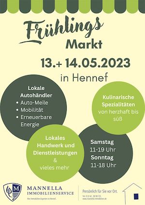 Frühlingsmarkt in Hennef 2023